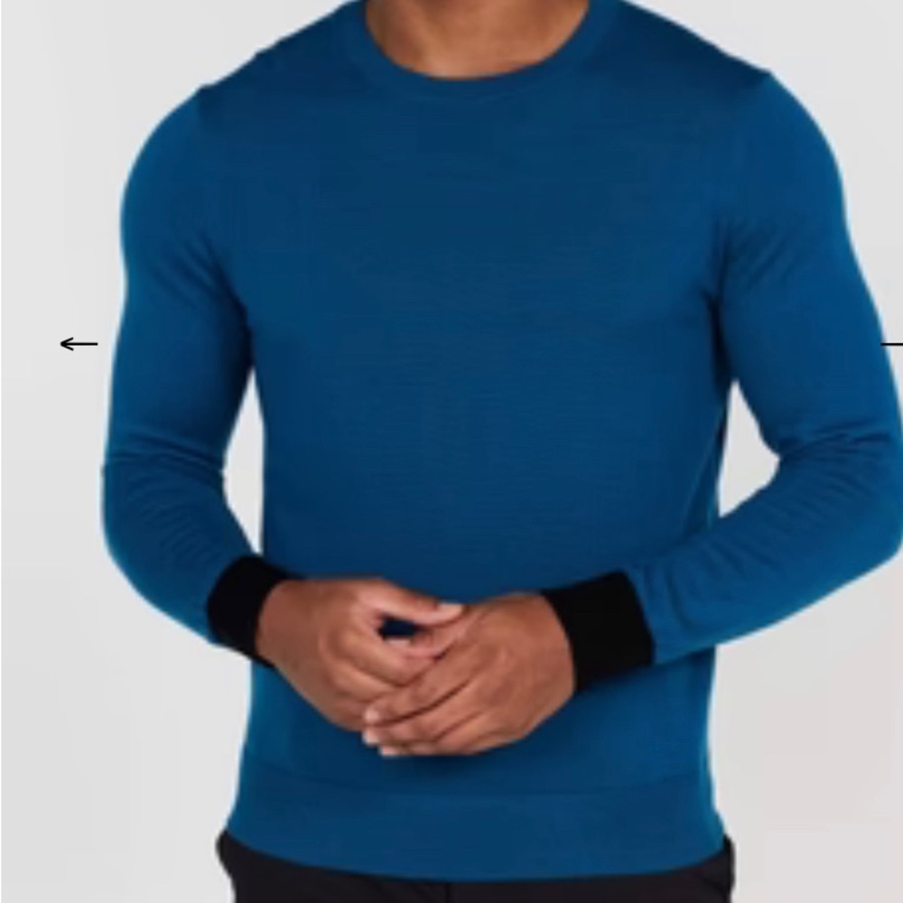 Redvanly- Marino wool crewneck sweater